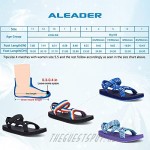 ALEADER Unisex-Child Original Sandals | Lightweight Arch Support Boys&Girls Water Shoes | Adjustable 2 Strap Beach Sandal(Little Kid/Big Kid)