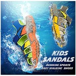 Kids Sandals Summer Closed-Toe Beach Outdoor Sport Water Sandals for Boys Girls Quick-Drying Upper Mesh(Toddler/Little Kid/Big Kid)