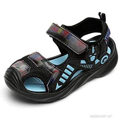 KUBUA Boys Girls Toddler Sandals Close Toe Outdoor Sport Summer Shoes for Kids