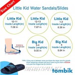 tombik Boys & Girls Beach/Pool Slides Sandals | Kids Water Shoes (Little Kid/Big Kid)