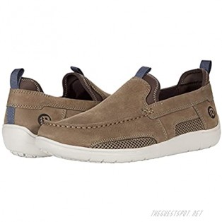 Dunham Fitsmart Men's Slip-on Loafer Shoe Breen Nubuck - 9 Wide