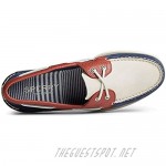 Sperry Men's Authentic Original 2-Eye Boat Shoe Blue/White/Red 9