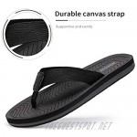 NORTIV 8 Men's Flip Flops Thong Sandals Comfortable Light Weight Beach Shoes