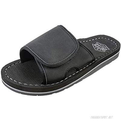 UNITED SUPPLY CO. Men's Sandal with Arch Support Adjustable Strap with Premium and Classic Comfort Size 8 to 13