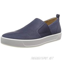 ECCO Herren Slip On Soft 8 Schuhe Blau