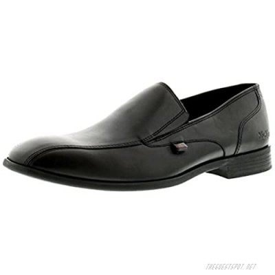 Kickers Men's Jarle Slip Black Leather Shoes