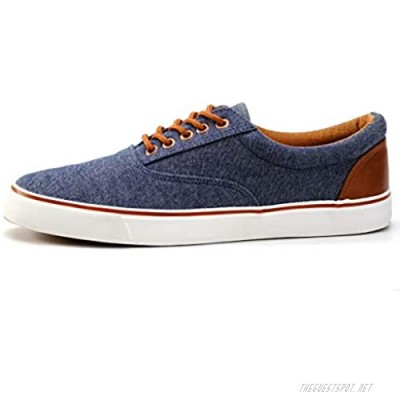 DREAMY STARK Mens Canvas Shoes Waterproof Casual Low Top Sneakers Fashion Skate Shoes