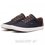 Jack & Jones Vision Classic Mixed Trainers Men Marine Low Top Trainers Shoes