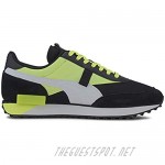Puma - Mens Future Rider Neon Play Shoes Size: 11.5 D(M) US Color: Puma Black/Fizzy Yellow