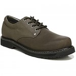 Dr. Scholl's Shoes Men's Harrington II Work Shoe Brown Leather 9 Wide
