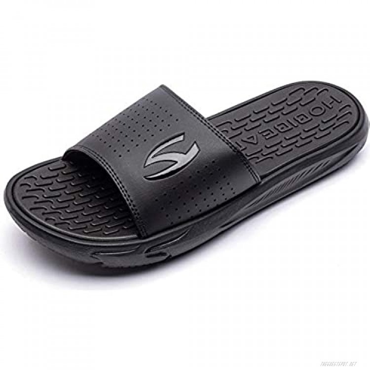 BEEDPAN Mens Slide Sandals Comfort Indoor & Outdoor Adult Male Lightweight Sport Mens slippers