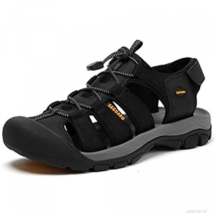 Men's Outdoor Hiking Sandal Closed Toe Sport Sandal Breathable Athletic Sandals Summer Water Shoes