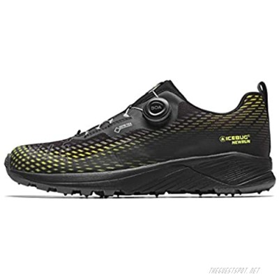 Icebug Mens NewRun BUGrip GTX Road Running Shoe with Carbide Studded Traction Sole