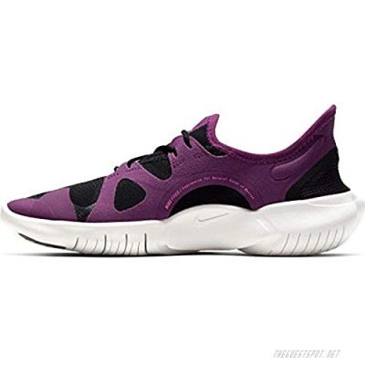 Nike Free RN 5.0 Women's Running Shoe Black/Pink Blast-True Berry Size 10