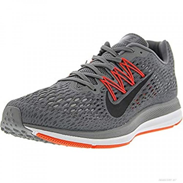 Nike Men's Zoom Winflo 5 Gunsmoke/Oil Grey - Thunder Ankle-High Mesh Running Shoe 8M