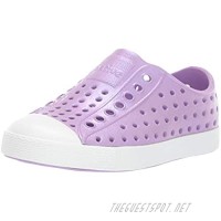 Native Kids Shoes Girl's Jefferson Iridescent (Toddler/Little Kid) Lavender Purple/Shell White/Galaxy 7 Toddler M