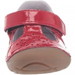 Stride Rite Baby-Girl's Soft Motion Amalie Mary Jane Flat red 6 M US Toddler
