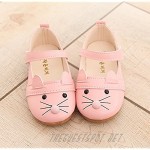 Vokamara Cute Cat Shoes for Toddler Girls PU Leather Mary Jane