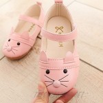 Vokamara Cute Cat Shoes for Toddler Girls PU Leather Mary Jane
