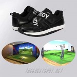 N+A Tukoy Men Golf Training Shoes Spikeless Indoor Shoes Velcro Sneaker