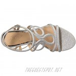 Jewel Badgley Mischka Women's SHARI Sandal Silver 6.5 M US