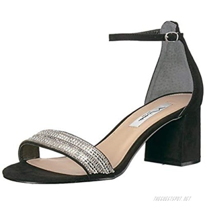 NINA Womens Elenora Open Toe Special Occasion Ankle Strap
