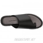Charles David Women's Mykonos Flat Sandal Black 8.5
