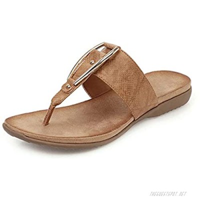Flat Sandals for Women Vintage Elastic Strappy Sandals Open Toe T-Strap Low Heel Flat Shoes Summer Casual Walking Sandal