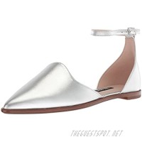 NINE WEST Women's Oriona Metallic Flat Sandal