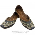 Step n Style Indian Shoes Flat Mojari Handmade Sandals Indian Shoes Punjabi Jutti for Women