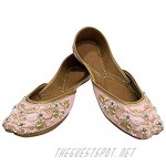 Step n Style Leather Flip-Flops Mojari Juti Khussa Traditional Handmade Women Shoes