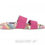 KAANAS Women's Pattaya Scalloped Pool Slide Fashion Sandal