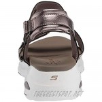 Skechers Women's D'Lites Ultra-Fab Life-Triple Strap Slingback Sandal