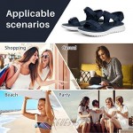 Womens Sandals Summer Walking Athletic Sandals Casual Open Toe Cutout Wedge Sandals Comfy Driving Outdoor Walking Shoes