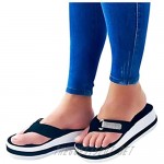 FAMOORE Summer Fashion Open Toe Flip-Toe Square Toe Flat Heel Casual Slippers
