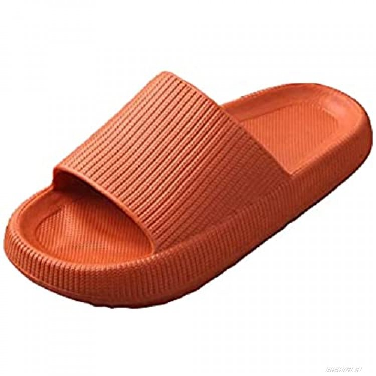 Pillow Slides for Women men Shower Shoes Slippers Bathroom Sandals Quick-Dry Non-Slip Thick Sole Slippers Platform Sandals Home