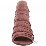 Not Rated Cullie Low Heel Open Toe Shoetie with Braided Detail