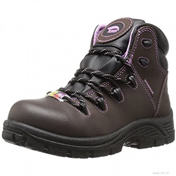 Avenger Work Boots womens Framer 6 Leather Comp Toe Waterproof Puncture Resistant Eh Hiker