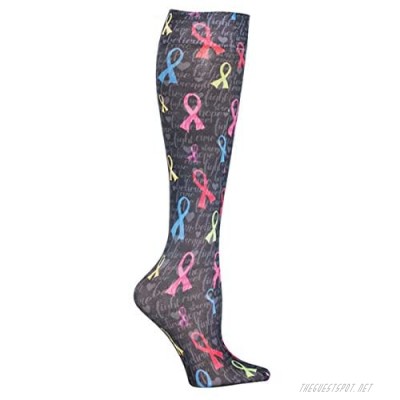 CHEROKEE 'Fashion Support Knee high 12mmHg Compression Socks (Single Pair)' Footwear