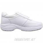 Easy Works Women's Middy Health Care Professional Shoe White/mesh 6.5