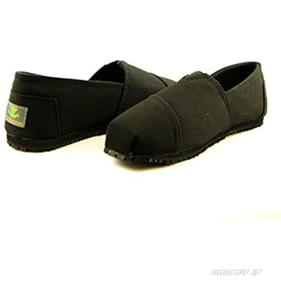 Laforst Dale 3312 Womens Work Slip Resistant Flat Slip On Shoes Black 11