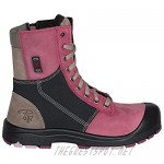 P&F Workwear Lightweight Steel Toe Safety Boots for Women with Zipper | Pink