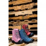 P&F Workwear Women's Steel Toe Work Boots | Pink | 8