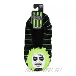 Beetlejuice Slippers 3D Hair Embroidered Character Slipper Socks with No-Slip Sole For Women Men