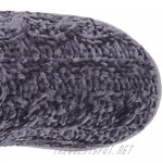 Dearfoams Women's Leah Marled Chenille Knit Bootie Slipper