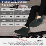 Forfoot Women's Bootie Slippers Cozy Coral Fleece Non Slip Indoor House Shoes