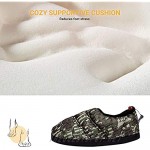KingCamp Men's & Women's Lightweight and Portable Cotton Slippers with Carry Bag for Winter Cold Weather| Fashion Warm and Comfortable Slippers for Camping Indoor & Outdoor