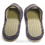 KNP21301/ Men House Slippers Wide Width Open-Toe Natural Bamboo House Slippers