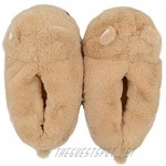 Millffy Lovely Plush Animal Women's Hamster Winter Soft Plush Non-Slip Indoor Warm Plush Slippers