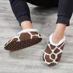 Naanle Women's Closed Back House Slippers Memory Foam Slippers Comfy Slippers Indoor Outdoor Winter Bedroom Shoes Fuzzy Fleece Warm Home Slippers with Anti-Slip Rubber Sole